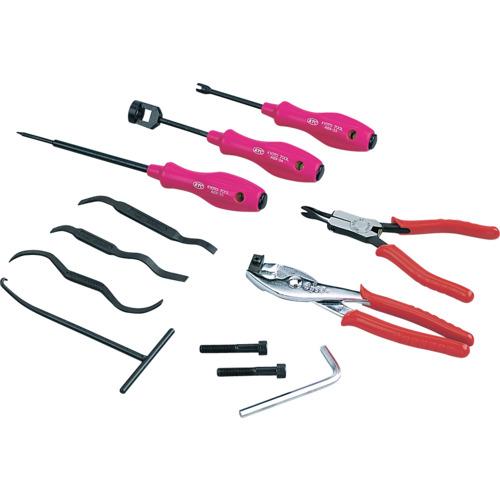 ■KTC ブレーキツールセット(ドラムブレーキ用)[12本組]〔品番:ATBX12〕【1129080:0】[店頭受取不可] 14,933円