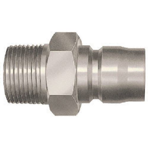 ■日東 TSPカプラ 鋼鉄製(めねじ取付用プラグ) 相手側Rc1 1/2(00823)〔品番:12TPMSTEEL〕【1133161:0】[店頭受取不可]