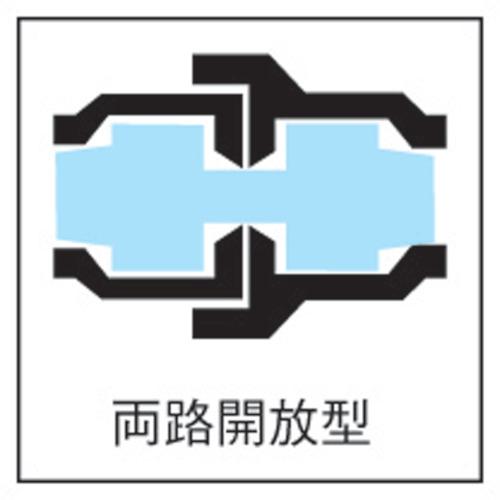 ■日東 TSPカプラ 真ちゅう製 ニトリルゴムSG(NBR)(おねじ取付用ソケット) 相手側R1 1/4(00611)〔品番:10TSFBRASSNBR〕【1139002:0】[店頭受取不可]_2