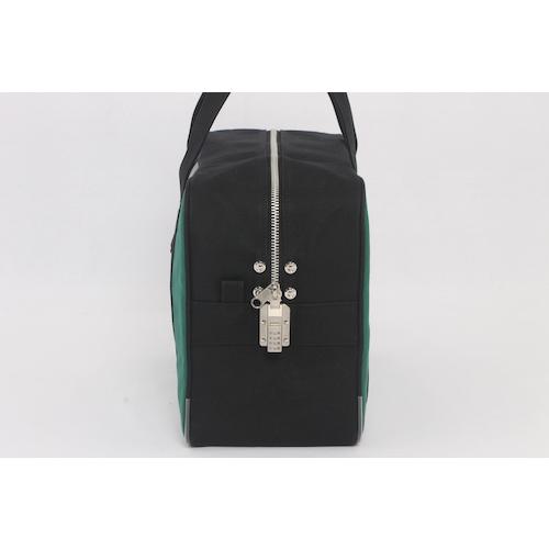 □SANEI 帆布メール用ボストン(M)SED-1錠付 モスグリーン〔品番