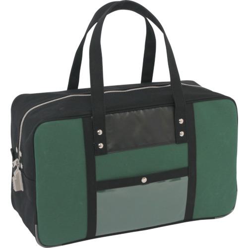 ■SANEI 帆布メール用ボストン(L)SED-1錠付 モスグリーン〔品番:BTLSED07〕【1141871:0】[店頭受取不可]