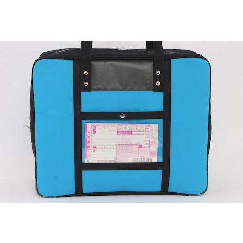 □SANEI 帆布メール用ボストン(LL)馬蹄錠金具付 ブルー〔品番:BTLLU09〕【