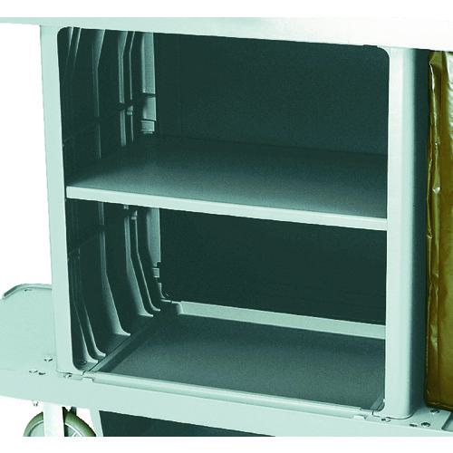 ■ラバーメイド 【売切廃番】ハウスキーピングカート用中棚キット プラチナ〔品番:RM6195PT〕【1143410:0】[店頭受取不可]