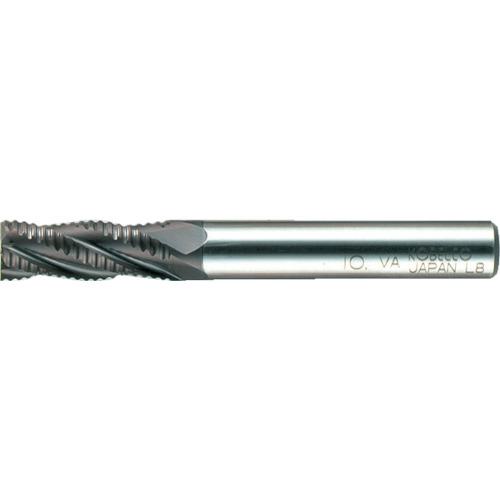■三菱K 4枚刃バイオレット ハイススクエアラフィングエンドミルミディアム刃長(M)11mm〔品番:VAMRD1100〕【1143751:0】[店頭受取不可]