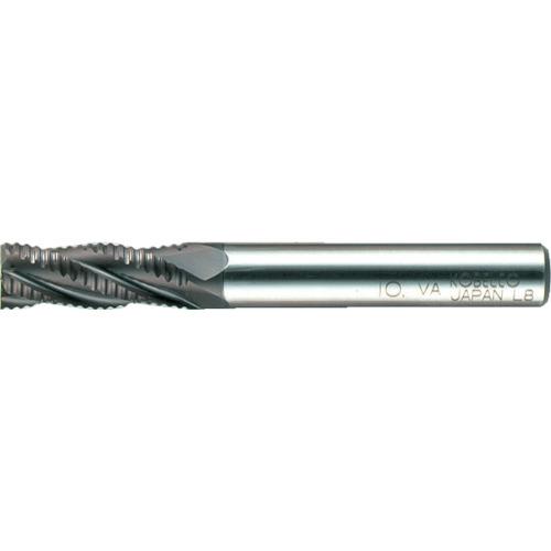 ■三菱K 4枚刃バイオレット ハイススクエアラフィングエンドミルミディアム刃長(M)22mm〔品番:VAMRD2200〕【1143859:0】[店頭受取不可] 22,022円