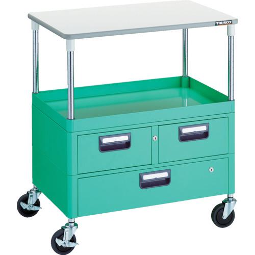 トラスコ フェニックスワゴン 750X500 H880 引出付 スライド1段 W PEW-971M1VWZ-W トラスコ中山 TRUSCO ツールワゴン フェニックスワゴン 省音 750X500