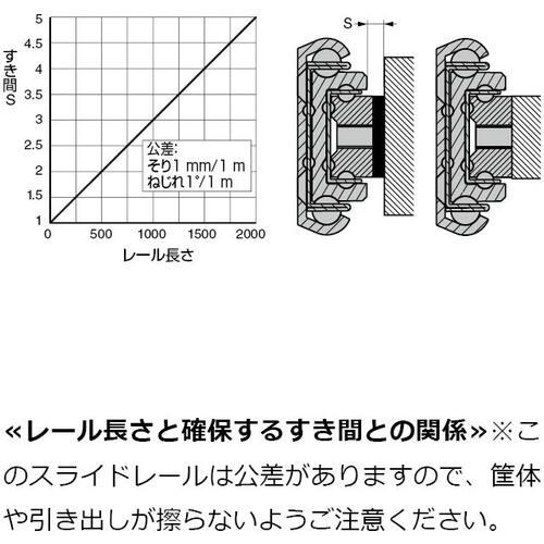 ■SUGATSUNE (190114152)CBL-RA7R-800スライドレール〔品番:CBLRA7R800〕【1147824:0】[店頭受取不可]_2