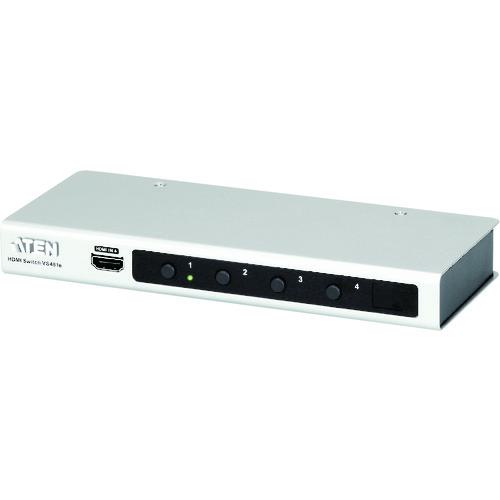■ATEN ビデオ切替器 HDMI / 4入力 / 1出力〔品番:VS481B〕【1152250:0】[店頭受取不可]