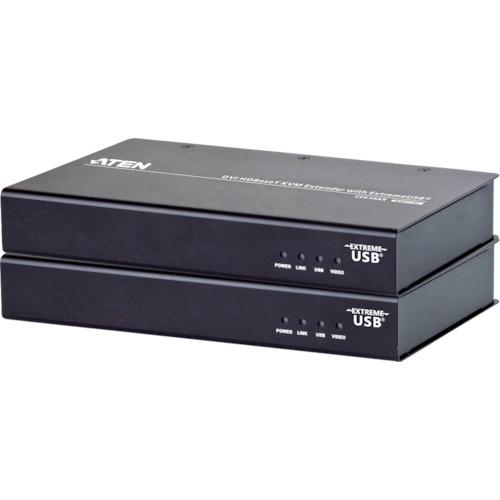 ■ATEN KVMエクステンダー USB/DVI対応(1,920×1,200@100m)(HDBaseT class A、ExtremeUSB対応)〔品番:CE610A〕【1152401:0】[店頭受取不可]