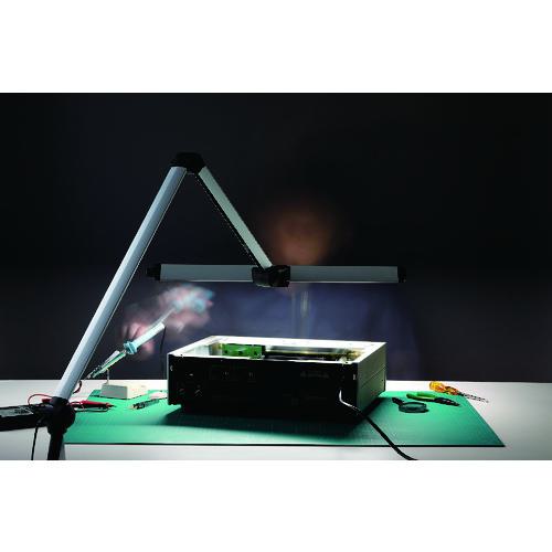 ■山田 LEDデスクライト〔品番:Z208LEDSL〕【1153729:0】[店頭受取不可]