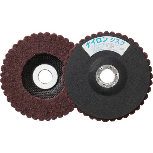 ■TRUSCO ナイロンディスク Φ150X15X22 (5個入) 320#〔品番:GPN150〕【1153226:0】[店頭受取不可]