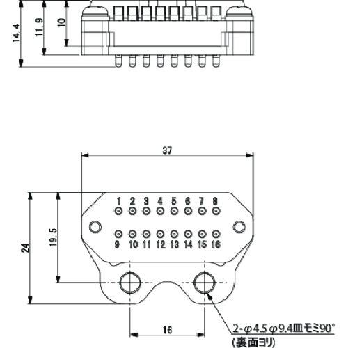 ■アインツ プローブコネクター・ツール側〔品番:OXRPS16I〕【1156591:0】[店頭受取不可]_1