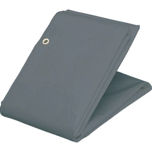 ■TRUSCO 防炎シートα軽量 幅5.4mX長さ5.4m グレー〔品番:GBS5454AGY〕【1161312:0】[店頭受取不可]