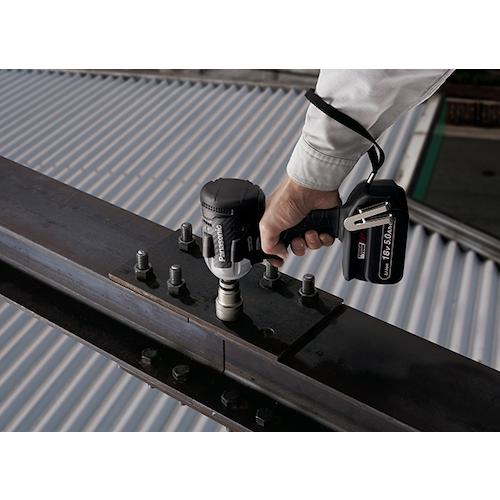 ■Panasonic デュアル 充電インパクトレンチ 18V5.0Ahセット 黒〔品番:EZ75A8LJ2GB〕【1189895:0】[店頭受取不可]_4