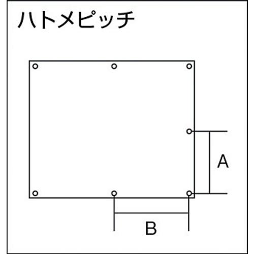 ■TRUSCO スパッタシートDX 6号 1920X2920ハトメ付〔品番:SPS6〕【1210157:0】[店頭受取不可]_2