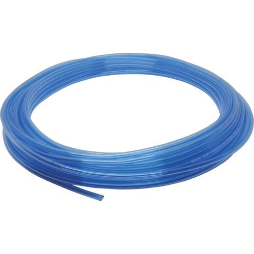 ■PISCO 空気専用ポリウレタンチューブ クリアブルー 8×5mm 100m〔品番:UBT0850100CB〕【1232895:0】[店頭受取不可]