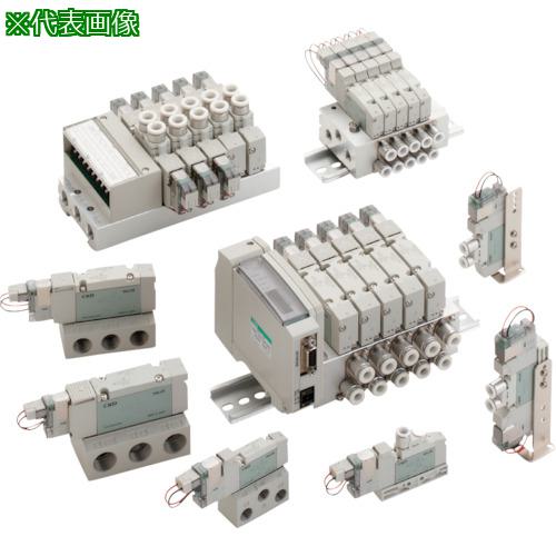 ■CKD 電磁弁 パイロット式5ポート弁 ベース配管〔品番:4GB229R00E23〕【1240975:0】[店頭受取不可]