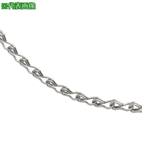 ■ニッサチェイン ステンレス二重チェン 30m〔品番:SR12〕【1266169:0】[店頭受取不可]