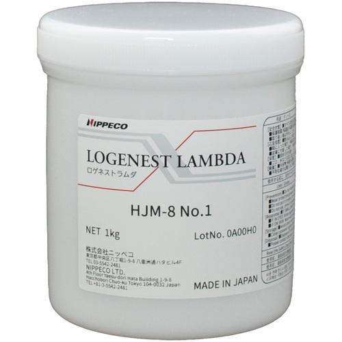 ■NIPPECO 耐熱フッ素グリース ロゲネストラムダHJM-8 No.1 1kg〔品番:14651081〕【1290910:0】[店頭受取不可]