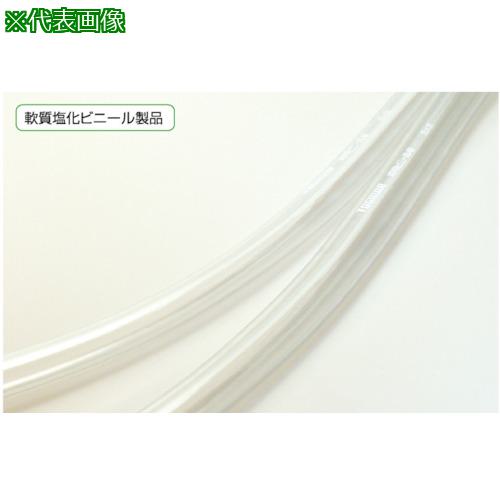 ■十川 透明ビニールチューブ38×44×50m〔品番:TV38X44X50〕【1347781:0】[店頭受取不可]