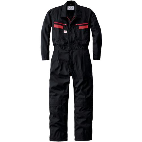 ■AUTO-BI SS(春夏)モデル つなぎ服1180-006ブラック-LL〔品番:1180006LL〕【1368962:0】[店頭受取不可]