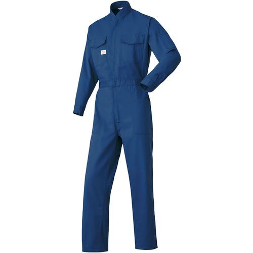 ■AUTO-BI 通年モデル 帯電防止つなぎ服8877-001ネイビーブルー-3L〔品番:88770013L〕【1370253:0】[店頭受取不可]