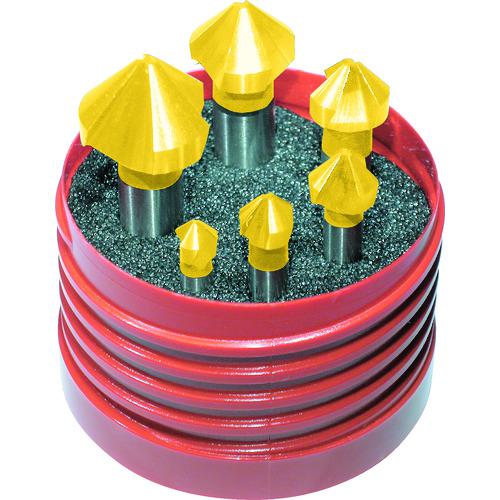 ■Titex チタンコーティングカウンターシンク6本セット〔品番:Z3711TIN6.320.5〕【1383078:0】[店頭受取不可]