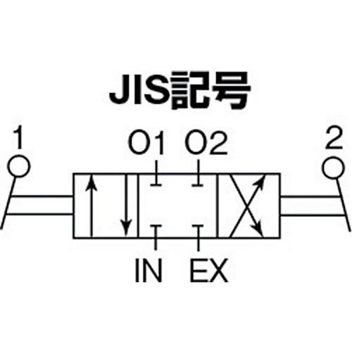 ■日本精器 手動切替弁8A側面配管〔品番:BN4H41CXA8〕【1384562:0】[店頭受取不可]_1