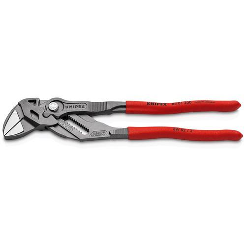 ■KNIPEX プライヤーレンチ すべり止め付プラスチックハンドル 250mm〔品番:8601250〕【1395493:0】[店頭受取不可]