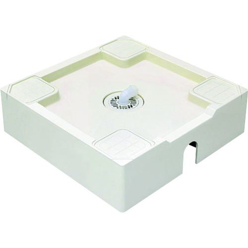 ■SANEI 洗濯機パン 床上配管用 640×640mm〔品番:H546640〕【1444985:0】[店頭受取不可]