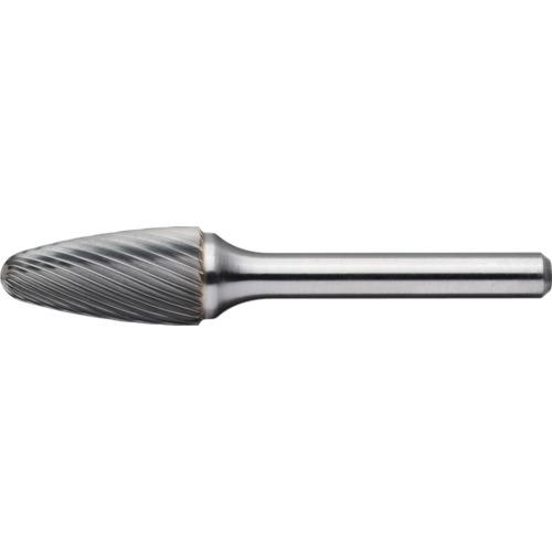 ■MRA 超硬バー Cスパイラルシリーズ 形状:砲弾(スパイラルカット) 刃長25mm〔品番:CB3C106S〕【1447998:0】[店頭受取不可]
