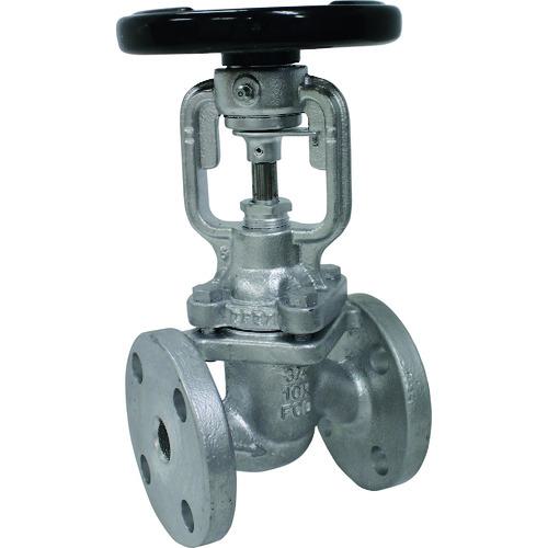 ■YOSHITAKE ダクタイル製 ベローズシールバルブ 80A〔品番:BSV10F80A〕【1457123:0】[店頭受取不可]
