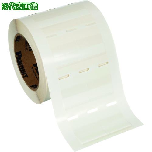 ■PANDUIT 熱転写プリンタ用回転ラベル 白 印字部12.7×9.7 5000枚〔品番:R050X125V1T〕【1477398:0】[店頭受取不可]