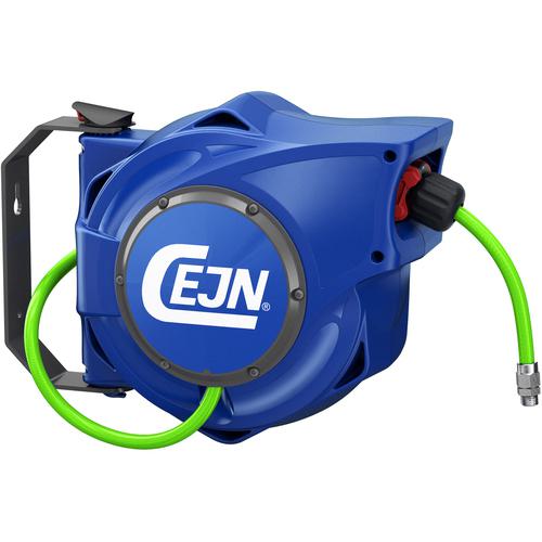 ■CEJN セーフティーリール(ネオングリーンホース) 10m 8x12mm 接続R1/4〔品番:199112028〕【1487429:0】[店頭受取不可]