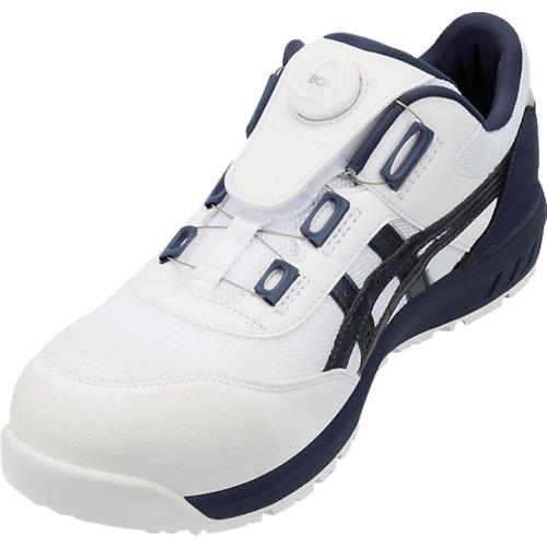 ■【在庫限り】ASICS ウィンジョブCP209 BOA ホワイト×ピーコート 23.0cm〔品番:1271A029.10223.0〕【1487446:0】[店頭受取不可] 9,625円