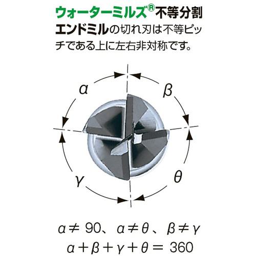 ■ウォーターミルズ WM不等分割ラジアスエンドミル 14x26x83mm AlTiN〔品番:WSR440A142683〕【1492379:0】[店頭受取不可]_1