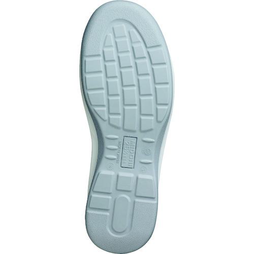 ■ミドリ安全 トウガード付 静電安全靴 GCR1200 フルキャップ ハーフ ホワイト 23.5cm〔品番:GCR1200FCAPHH23.5〕【1493650:0】[店頭受取不可]