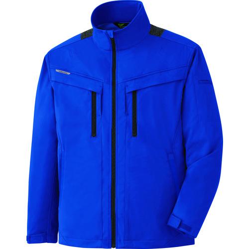 ■ミドリ安全 ベルデクセル ハーネス対応 ストレッチ防寒ジャンパー VE2013 上 ロイヤルブルー L〔品番:VE2013UEL〕【1493607:0】[店頭受取不可]