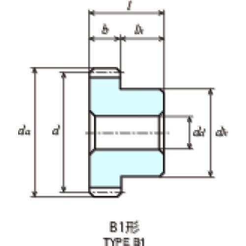 ■KG 【売切廃番】S45C平歯車 S2.5S 56BF-2515 形状B1 モジュール2.5 歯数56 歯幅25mm 穴径Φ15mm〔品番:S2.5S56BFM2515〕【1495935:0】[店頭受取不可]