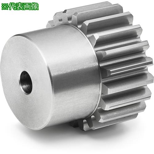 ■KG S45C平歯車 S2.5S 70BF-2520 形状B1 モジュール2.5 歯数70 歯幅25mm 穴径Φ20mm〔品番:S2.5S70BFM2520〕【1495940:0】[店頭受取不可]