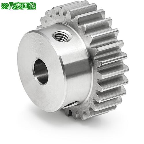 ■KG ステンレス平歯車 S1SU 120B*0610 形状B1 モジュール1 歯数120 歯幅6mm 穴径Φ10mm〔品番:S1SU120BA0610〕【1496515:0】[店頭受取不可]