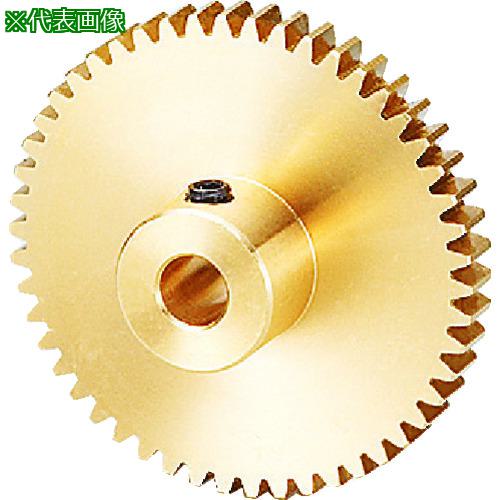 ■KG 【売切廃番】黄銅平歯車 S80B 120B+0508 形状B1 モジュール0.8 歯数120 歯幅5mm 穴径Φ8mm〔品番:S80B120BP0508〕【1497085:0】[店頭受取不可]