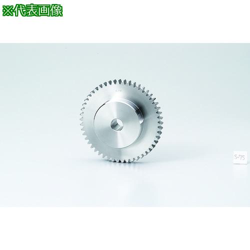 ■KG S45C平歯車 S2S 90B-2020 形状B1 モジュール2 歯数90 歯幅20mm 穴径Φ20mm〔品番:S2S90BM2020〕【1497404:0】[店頭受取不可]