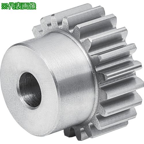 ■KG 【売切廃番】S45C平歯車 S2S 100BF-2015 形状B1 モジュール2 歯数100 歯幅20mm 穴径Φ15mm〔品番:S2S100BFM2015〕【1497454:0】[店頭受取不可]
