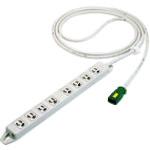 ■Panasonic ハーネスOAタップ接地抜止5m8コ口グレ〔品番:WFA6658HG〕【1576808:0】[店頭受取不可]