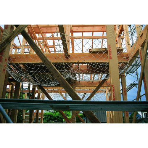 ■TRUSCO 安全ネット白3.2Φ 幅10m×10m 目合100 菱目有結節〔品番:TSNE100100W〕【1606714:0】[店頭受取不可]_2