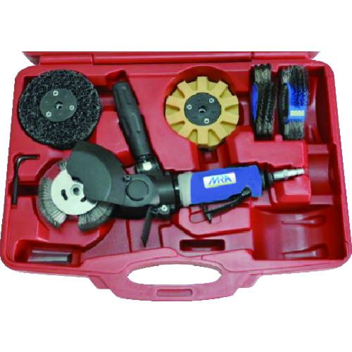 ■MRA エアグラインダー エアリムーブサンダ 縦回転仕様セット品〔品番:MRAPG280K〕【1608816:0】[店頭受取不可]