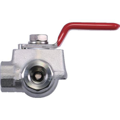 ■HAMAI ステンレス製3方ボールバルブ〔品番:RSS1425RC〕【1610832:0】[店頭受取不可]_1