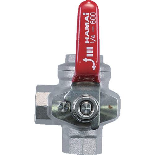 ■HAMAI ステンレス製3方ボールバルブ〔品番:RSS1425RC〕【1610832:0】[店頭受取不可]_3