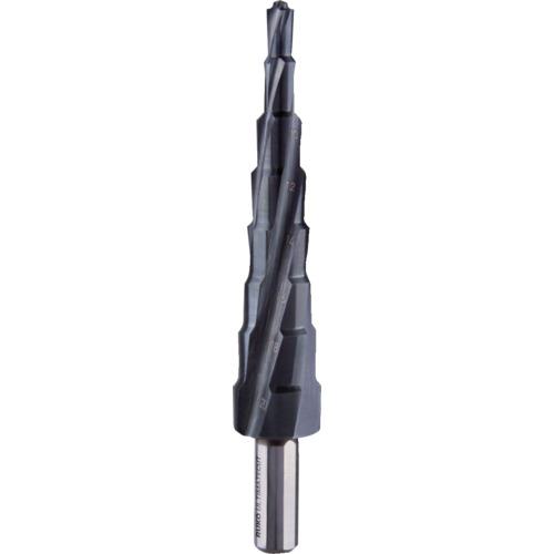■RUKO 4枚刃スパイラルステップドリル 6-20mm ハイス ルナテックコーティング〔品番:101083P〕【1610598:0】[店頭受取不可]